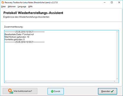 lotus notes reparatur