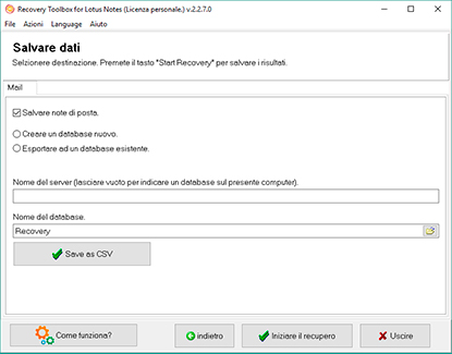 lotus notes riparazione
