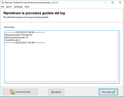 recuperare lotus notes
