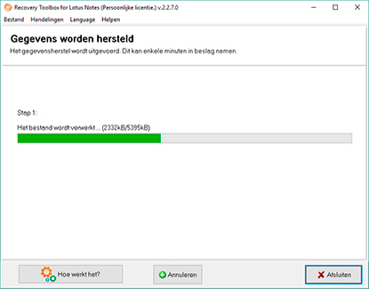 lotus notes herstelsoftware