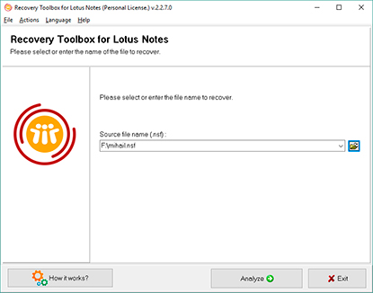 lotus notes recovery software