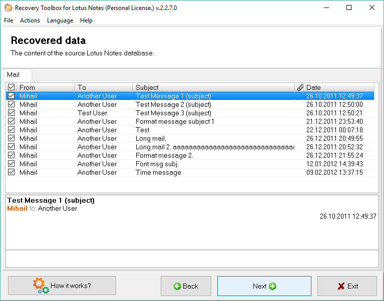 lotus notes repair tool