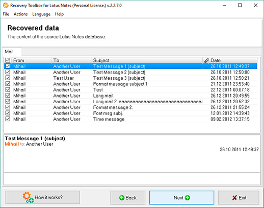 lotus notes fix software
