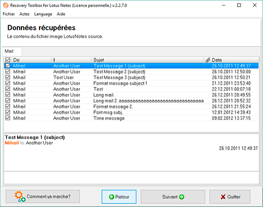 lotus notes réparer le logiciel
